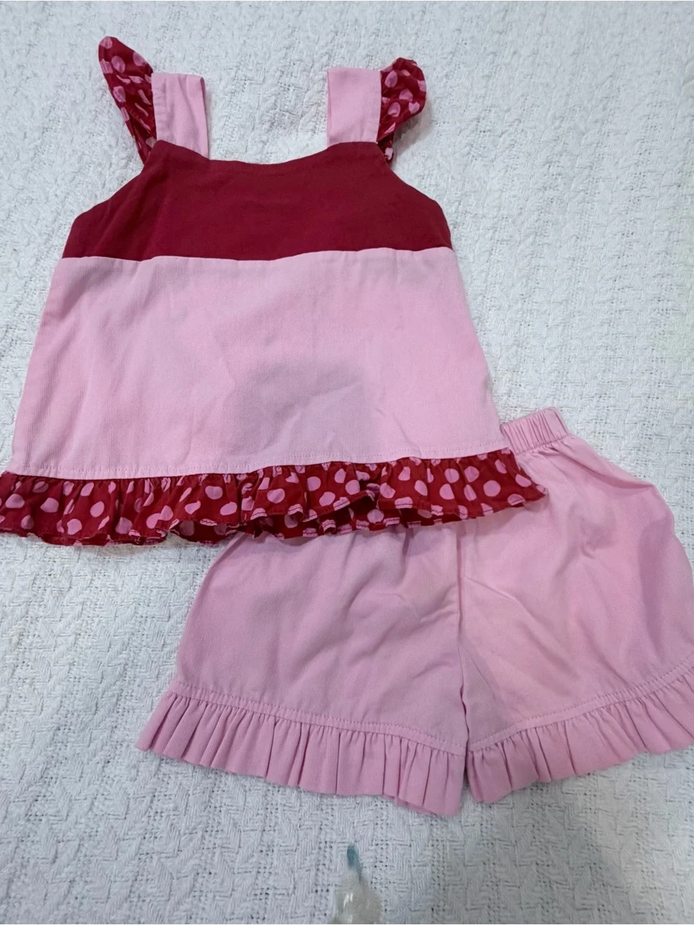 Little Joey Pink & Red Watermelon Kids Matching Set